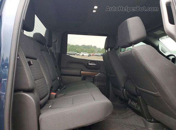 3GCUYEED9NG212448 2022 CHEVROLET SILVERADO Blue უკანა სავარძლების ხედი