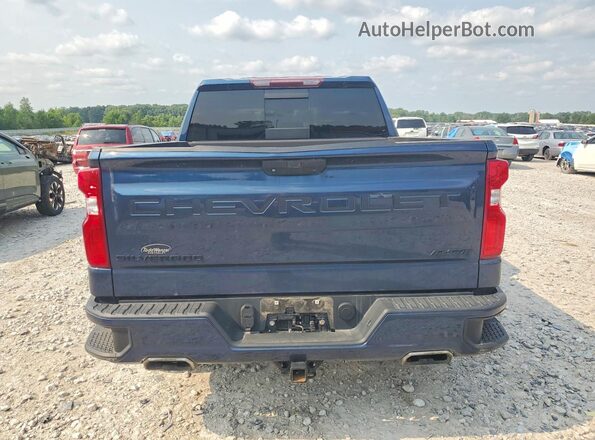 3GCUYEEDXLG345796 2020 CHEVROLET SILVERADO Синий Вид сзади