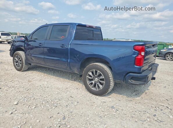 3GCUYEEDXLG345796 2020 CHEVROLET SILVERADO Синий Задняя левая четверть