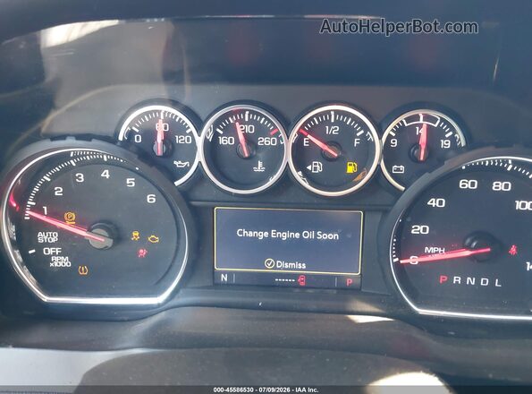 3GCUYGED3KG231343 2019 CHEVROLET SILVERADO White უკანა სავარძლების ხედი