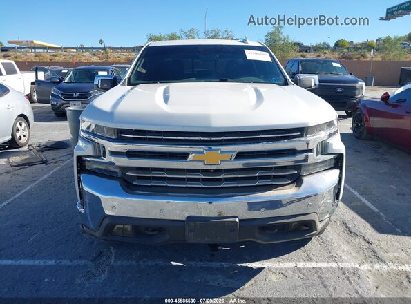 3GCUYGED3KG231343 2019 CHEVROLET SILVERADO White ხელსაწყოთა პანელის ხედი
