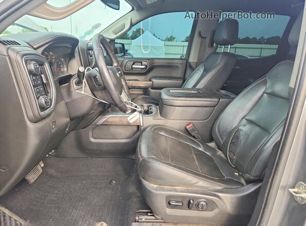 3GCUYGED3LG321237 2020 CHEVROLET SILVERADO Серый Вид салона спереди
