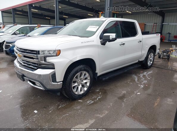 3GCUYGED3LG331346 2020 CHEVROLET SILVERADO Белый Передняя левая четверть