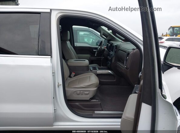 3GCUYGED3LG331346 2020 CHEVROLET SILVERADO Белый Вид салона спереди