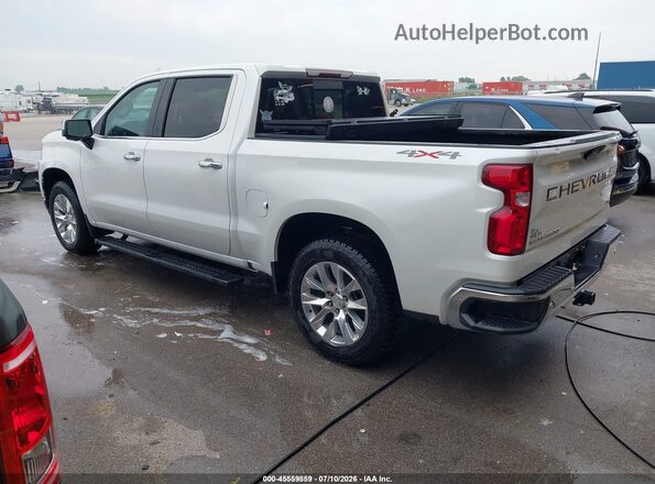 3GCUYGED3LG331346 2020 CHEVROLET SILVERADO Белый Задняя левая четверть