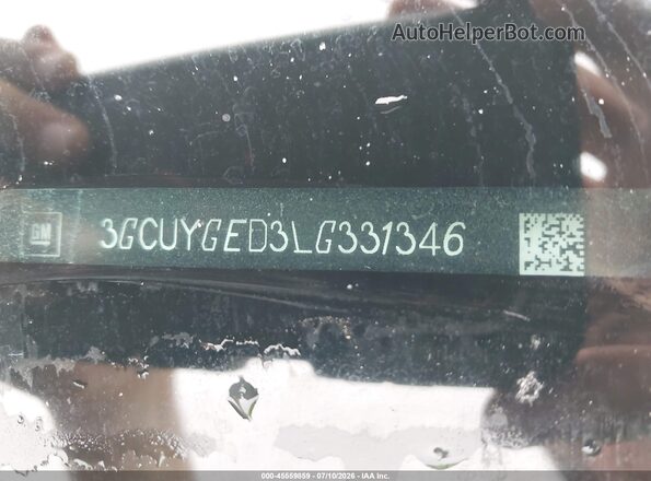 3GCUYGED3LG331346 2020 CHEVROLET SILVERADO Белый Вид подкапотного пространства