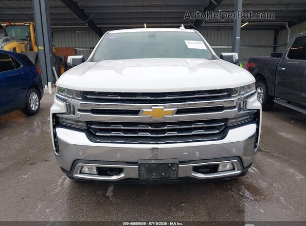 3GCUYGED3LG331346 2020 CHEVROLET SILVERADO Белый Вид щитка приборов