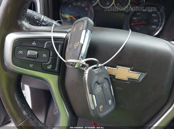 3GCUYGED3LG331346 2020 CHEVROLET SILVERADO Белый Вид панели приборов