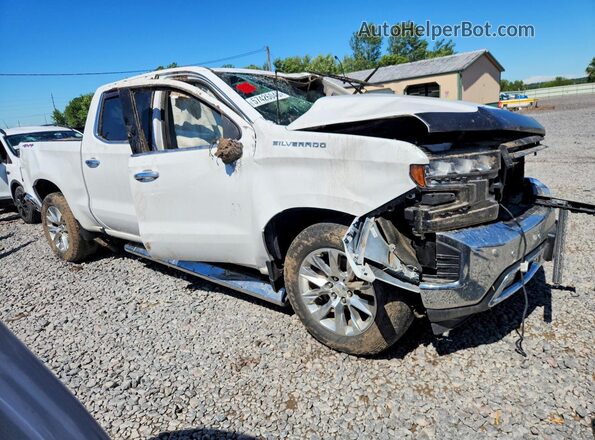 3GCUYGED4KG111969 2019 CHEVROLET SILVERADO White Przód prawy