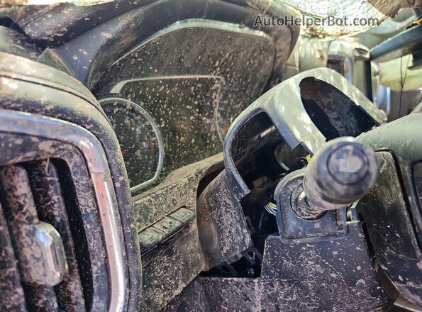 3GCUYGED4KG111969 2019 CHEVROLET SILVERADO White Widok zestawu wskaźników