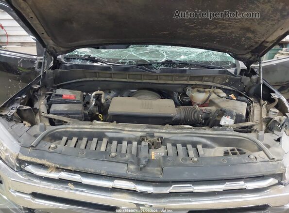 3GCUYGED4NG205175 2022 CHEVROLET SILVERADO Черный Вид сзади