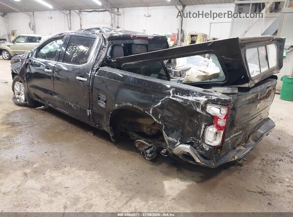 3GCUYGED4NG205175 2022 CHEVROLET SILVERADO Черный Задняя левая четверть