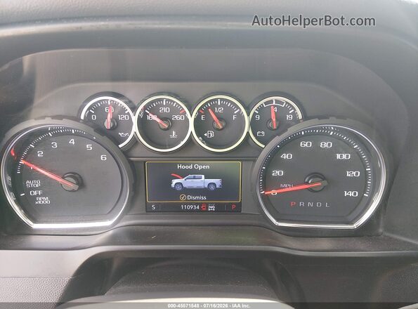 3GCUYGED6LG430663 2020 CHEVROLET SILVERADO White Հետևի նստատեղերի տեսք