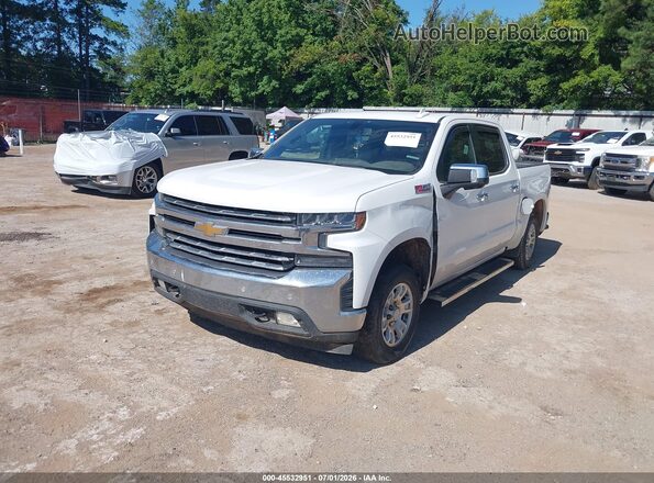 3GCUYGED9KG114236 2019 CHEVROLET SILVERADO White Առջևի ձախ երեք քառորդ տեսարան