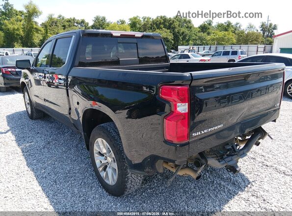 3GCUYGEDXKG229900 2019 CHEVROLET SILVERADO Black უკანა მარცხენა