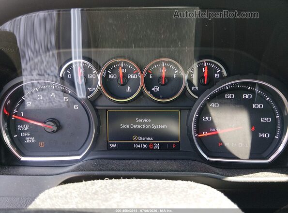 3GCUYGEDXKG229900 2019 CHEVROLET SILVERADO Black უკანა სავარძლების ხედი
