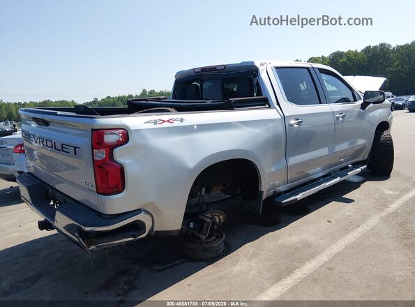 3GCUYGEL8KG167758 2019 CHEVROLET SILVERADO Silver Trasero derecho