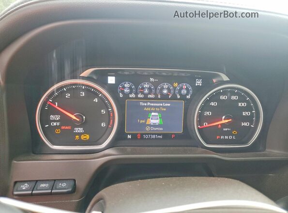 3GCUYGET5LG432993 2020 CHEVROLET SILVERADO Белый Вид щитка приборов