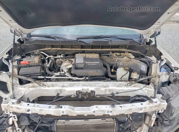 3GCUYGET5LG432993 2020 CHEVROLET SILVERADO Белый Вид задней части салона