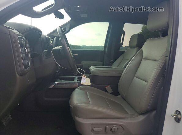 3GCUYGET5LG432993 2020 CHEVROLET SILVERADO Белый Вид салона спереди