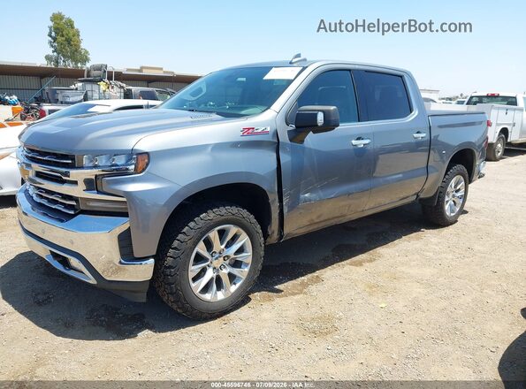 3GCUYGET9LG171254 2020 CHEVROLET SILVERADO Серый Передняя левая четверть