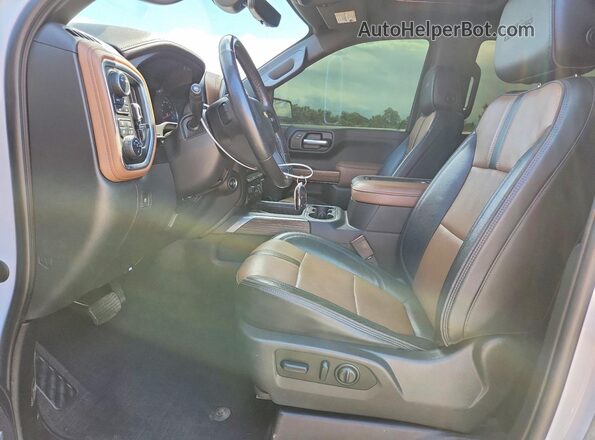 3GCUYHED4MG202443 2021 CHEVROLET SILVERADO White Սալոնի դիմացի տեսք