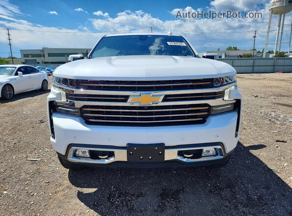 3GCUYHED4MG202443 2021 CHEVROLET SILVERADO White Դիմացի տեսք