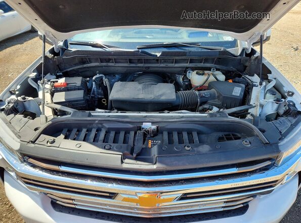 3GCUYHED4MG202443 2021 CHEVROLET SILVERADO White Սալոնի հետևի տեսք