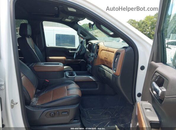 3GCUYHED8NG116523 2022 CHEVROLET SILVERADO White Vista interior delantera