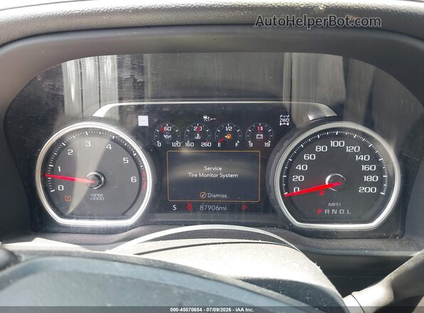 3GCUYHED8NG116523 2022 CHEVROLET SILVERADO White Vista de los asientos traseros