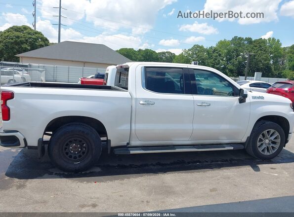 3GCUYHED8NG116523 2022 CHEVROLET SILVERADO White Vista interior trasera
