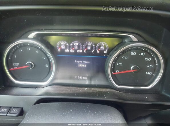 3GCUYHEL6KG304489 2019 CHEVROLET SILVERADO White Widok tylnych siedzeń