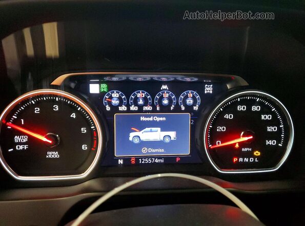 3GCUYHET2MG200987 2021 CHEVROLET SILVERADO White Widok zestawu wskaźników