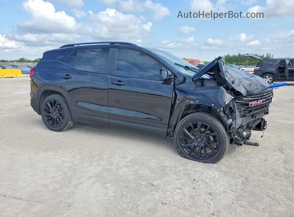 3GKALMEG0PL158834 2023 GMC TERRAIN Black Przód prawy