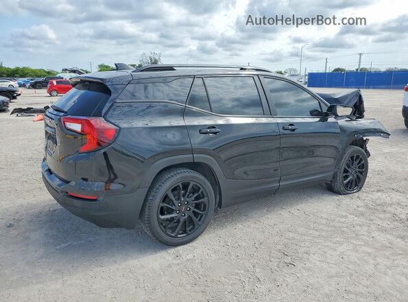 3GKALMEG0PL158834 2023 GMC TERRAIN Black Tył prawy