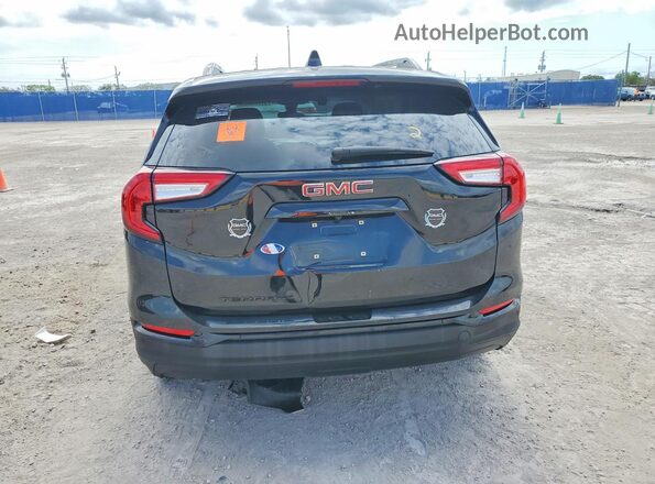 3GKALMEG0PL158834 2023 GMC TERRAIN Black Widok z tyłu