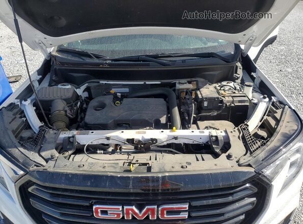 3GKALMEG0PL198251 2023 GMC TERRAIN White ძრავის განყოფილების ხედი