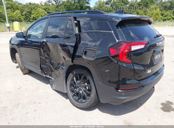 3GKALMEG0RL357885 2024 GMC TERRAIN Black Tył lewy