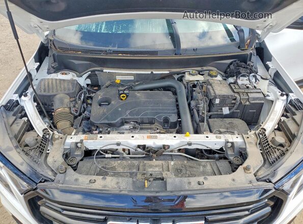 3GKALMEG1PL272552 2023 GMC TERRAIN White ძრავის განყოფილების ხედი