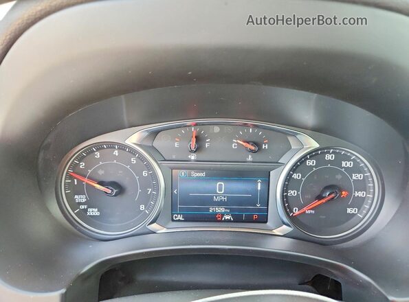 3GKALMEG1RL382830 2024 GMC TERRAIN Red Widok zestawu wskaźników