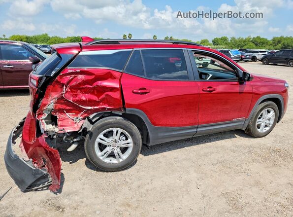 3GKALMEG2RL185102 2024 GMC TERRAIN Burgundy Trasero derecho