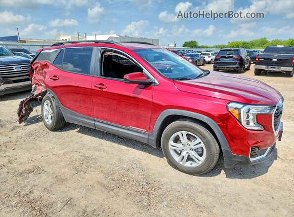 3GKALMEG2RL185102 2024 GMC TERRAIN Burgundy Delantero derecho