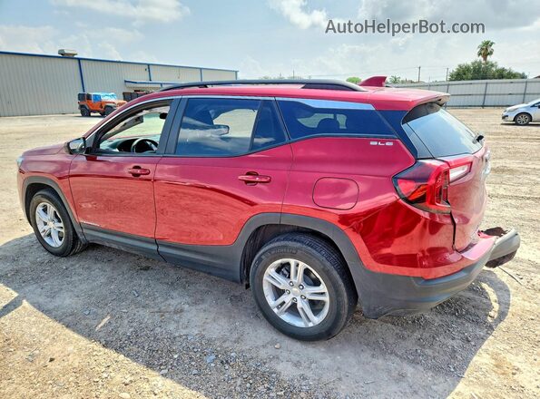 3GKALMEG2RL185102 2024 GMC TERRAIN Burgundy Trasero izquierdo