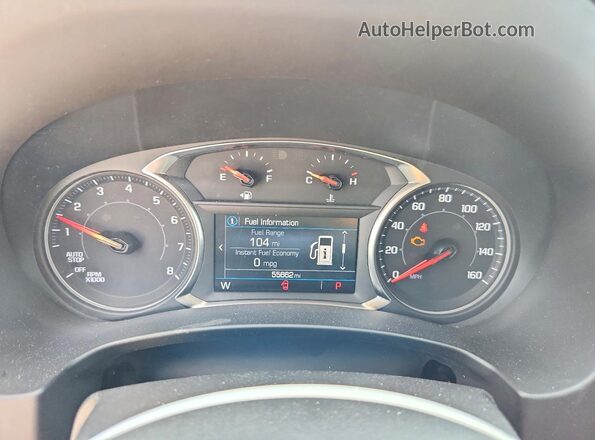 3GKALMEG2RL250482 2024 GMC TERRAIN Белый Вид щитка приборов