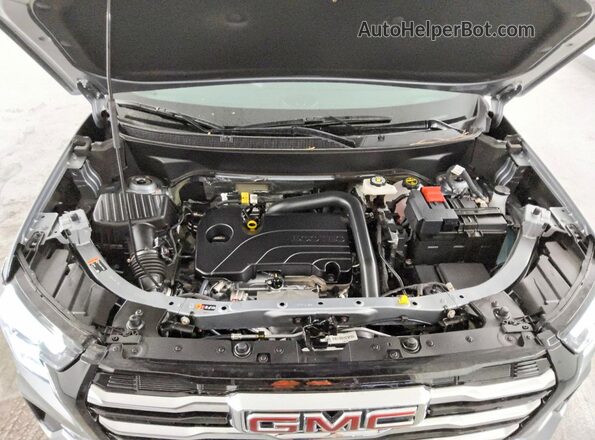 3GKALMEG2TL438698 2026 GMC TERRAIN Silver ძრავის განყოფილების ხედი