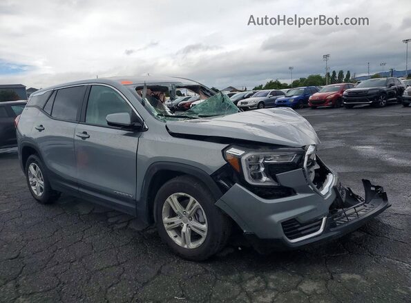 3GKALMEG3RL345424 2024 GMC TERRAIN Silver Առջևի աջ