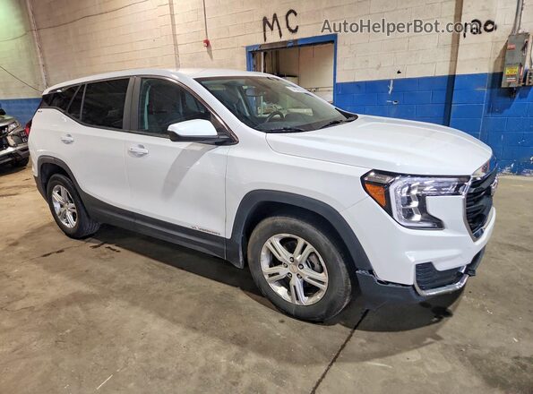 3GKALMEG3RL359775 2024 GMC TERRAIN Белый Передняя правая четверть