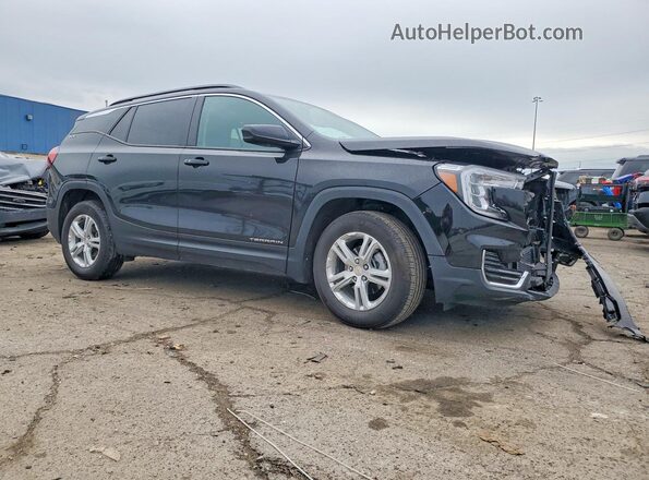 3GKALMEG3RL390475 2024 GMC TERRAIN Black Передня права чверть