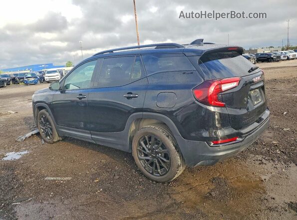 3GKALMEG4PL220445 2023 GMC TERRAIN Black Trasero izquierdo