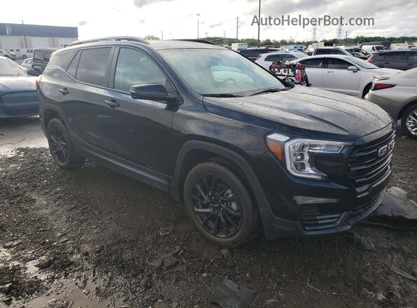 3GKALMEG4PL220445 2023 GMC TERRAIN Black Delantero derecho